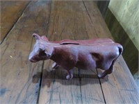 CAST IRON COW BANK