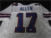 BUFFALO BILLS JOSH ALLEN SIGNED JERSEY COA