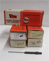 6 boxes Vaco 72 Millimeter Hex Key Blades