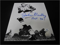 COLTS JOHN MACKEY SIGNED 8X10 PHOTO FSG COA