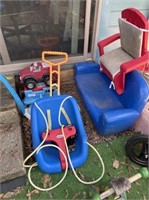 (6pc)Kids Outdoor Toy Lot