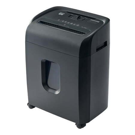 10-Sheet Micro-Cut Shredder  4-Gallon Bin  Black