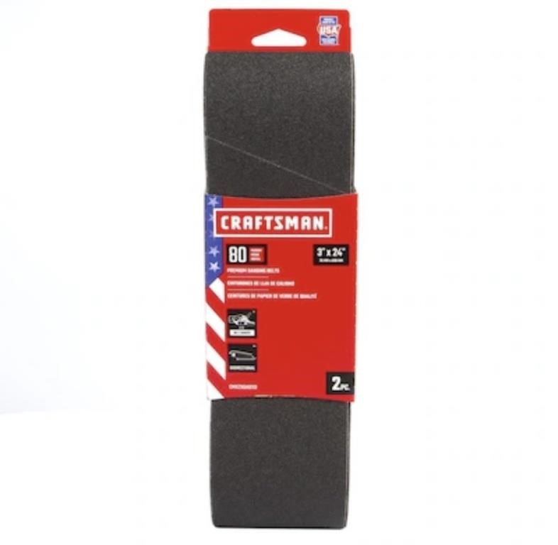 CRAFTSMAN 3 In x 24 In Belt Power Tool Sandpaper