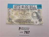 1973 Canada One Dollar bank note