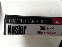 NOSLER TROPHY GRADE 300 H&H  180GR