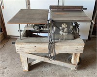 Beaver Power Tools Table Saw on wheels with 3/4
