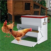 PAMUNULA Automatic Chicken Feeder No Waste 25lb La