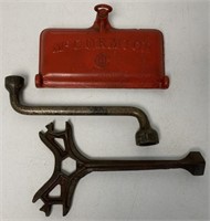 lot of 3 IH items, Planter Lid, Wrenches