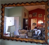 T - FRAMED MIRROR 50X40" (L1)