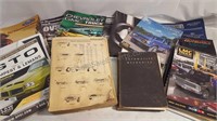 Box Of 16 Assorted Automotive Manuals and Books