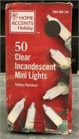 2ct Home Accents 50 Clear Mini Lights