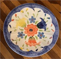 Large Ceramic Serving Tray - Round - Italy