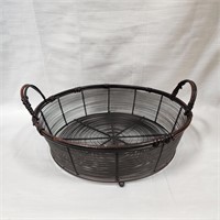 Bronze Metal Basket 14" diameter