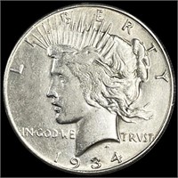 1934-S Silver Peace Dollar UNCIRCULATED