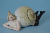 Naughty Snail Lady Figurine