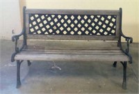 Park style bench