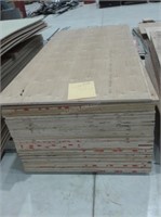 Lot of 43pcs Plywood Sheets 4ft x 8ft x 3/4"