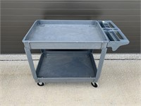 Large Plastic Rolling Cart