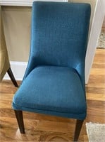 Chair, Blue cloth