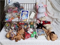 Wire Crate with Misc. Toys