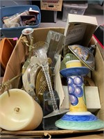Candleholders and Decor Lot