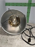 coal bucket milk bucket and heat lamp