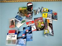 Fishing tackle and lures unused
