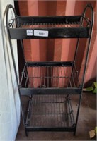 3 TIER METAL RACK/SHELF