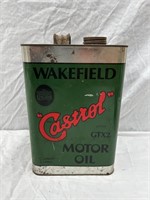 Wakefield Castrol 5 litre commemorative oil tin