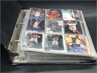 Notebook of 100s of Vintage NBA Basketball Cards
