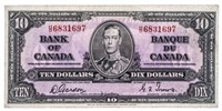 Bank of Canada 1937 $10 -Gordon |Towers