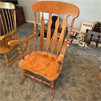 Solid Wooden Rocking Chair
