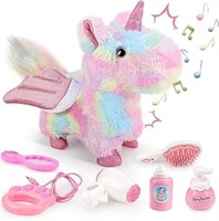 HOMZZZZ Plush Unicorn Toddlers, 10inch