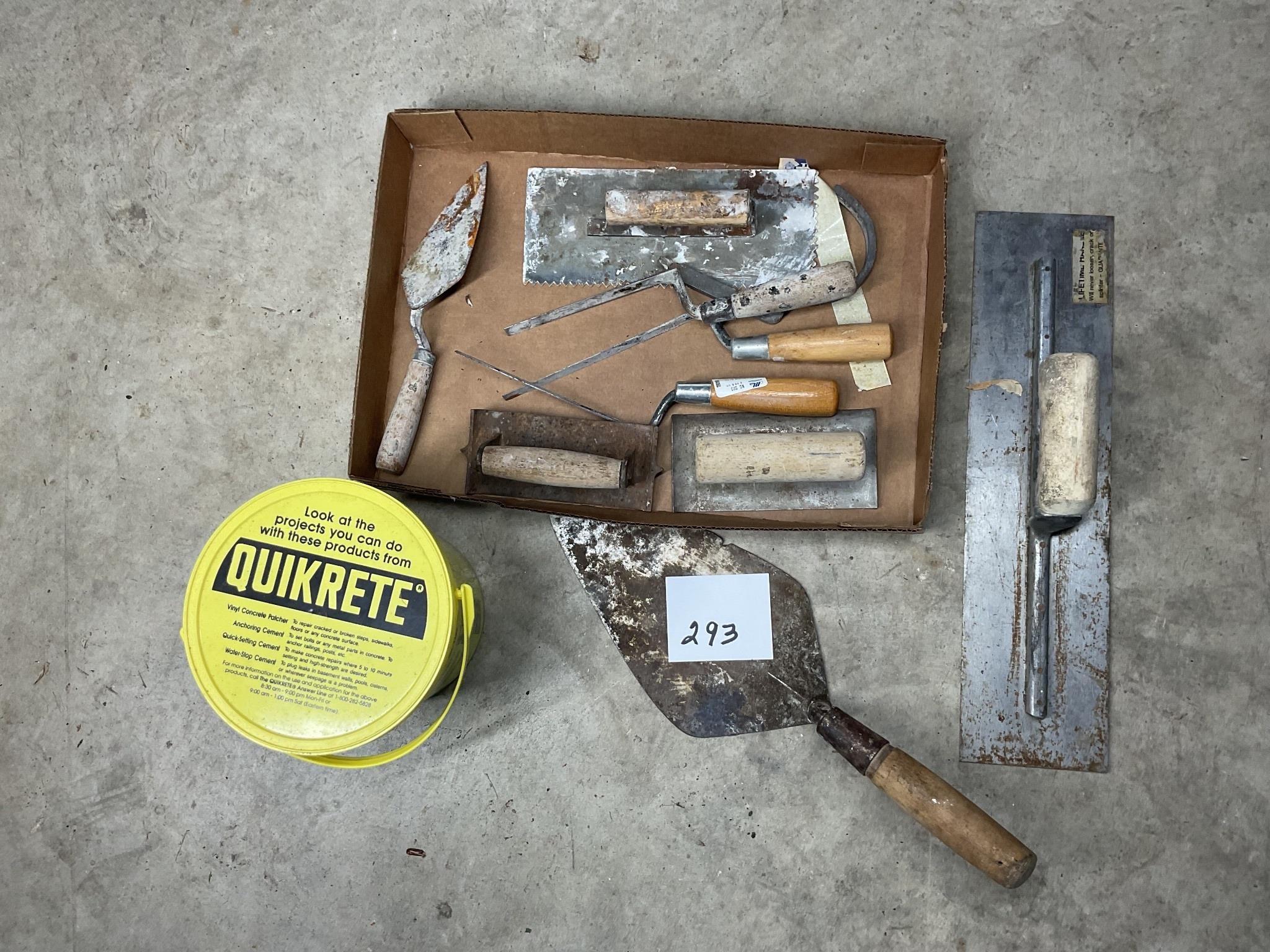 Concrete tools