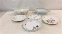 Ironstone & Pretty White Dishes V12F