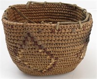 Square Nez Perce Basket Tight Weave   Lapwai