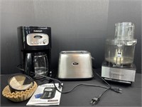 Cuisinart food processor, with Cuisinart coffee