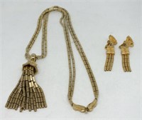 VINTAGE VENDOME NECKLACE AND EARRING SET