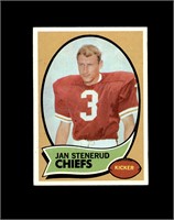 1970 Topps #25 Jan Stenerud RC EX to EX-MT+