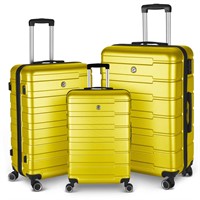 Wqzlyg Luggage Sets 3 Piece Lightweight Durable S