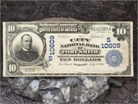 1914 City Nat'l Bank of Fort Smith Ark $10 Note