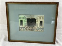 Antique 3D Paper Diorama