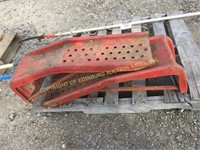 (2) RED METAL CAR RAMPS