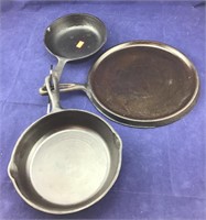 Cast Iron Skillets and Griddle
