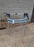 STANDARD FOLDING WALKER WITH GRABBER