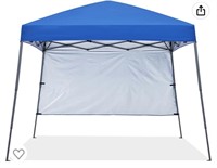 Slant leg pop-up canopy with sun wall 8x8 retails