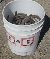 Bucket of Horse shoes