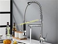 MI.ELITE $155 Retail Kitchen Sink Faucet, Spring