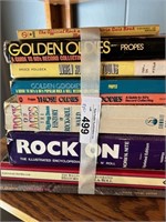 9 pcs Books on Rock & Roll