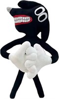 Black Cartoon Dog Plush